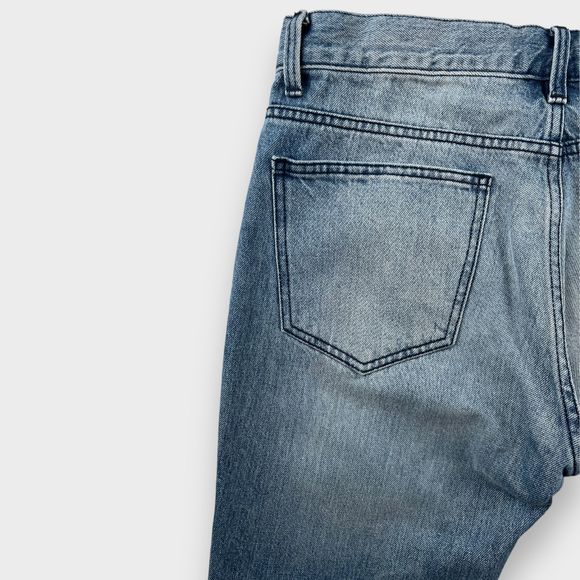 $250 BLK DNM Mens 33x32 Jeans 15 Slim Straight Dellwood Blue Mid Rise Denim - Picture 7 of 12